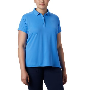 Columbia Ženske Polo Majice - PFG Innisfree Short Sleeve Plus Size Plave | LKXD-94853